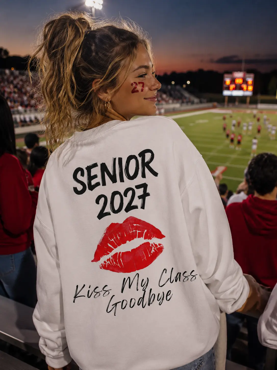 Senior 2027 Kiss My Class Goodbye Sweatshirt | Graduation Senior Shirt