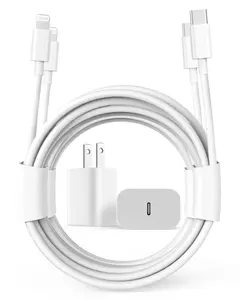2Pack 20W Type C Charger Block with 6Ft USB C to L Cable, PD Fast Charger Compatible with Iphone, Ipad, Ipod GREPHONE