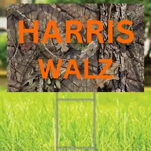 Harris Walz Midwest Princess Yard Sign 12x18, one sided sign
