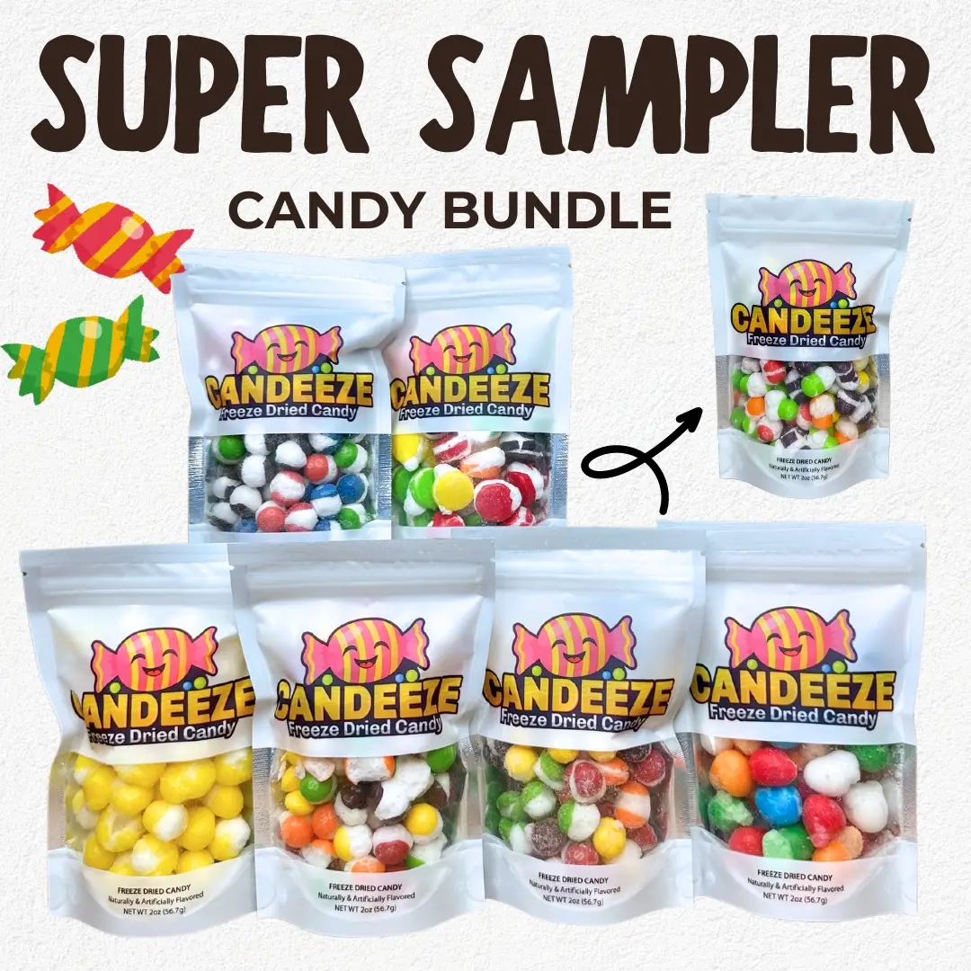 Super Sampler - Freeze Dried Candy (7 pack) Sweet Snack Candies