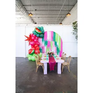 Watermelon Semi Circle Fringe Backdrop