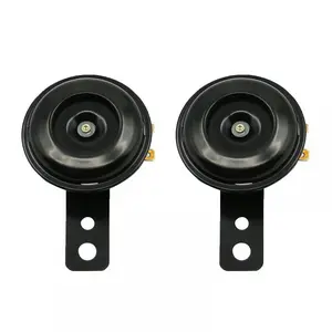2 PCS 105dB Snail Air Horn Kit 6V DC Electric for Car Motorcycle Truck