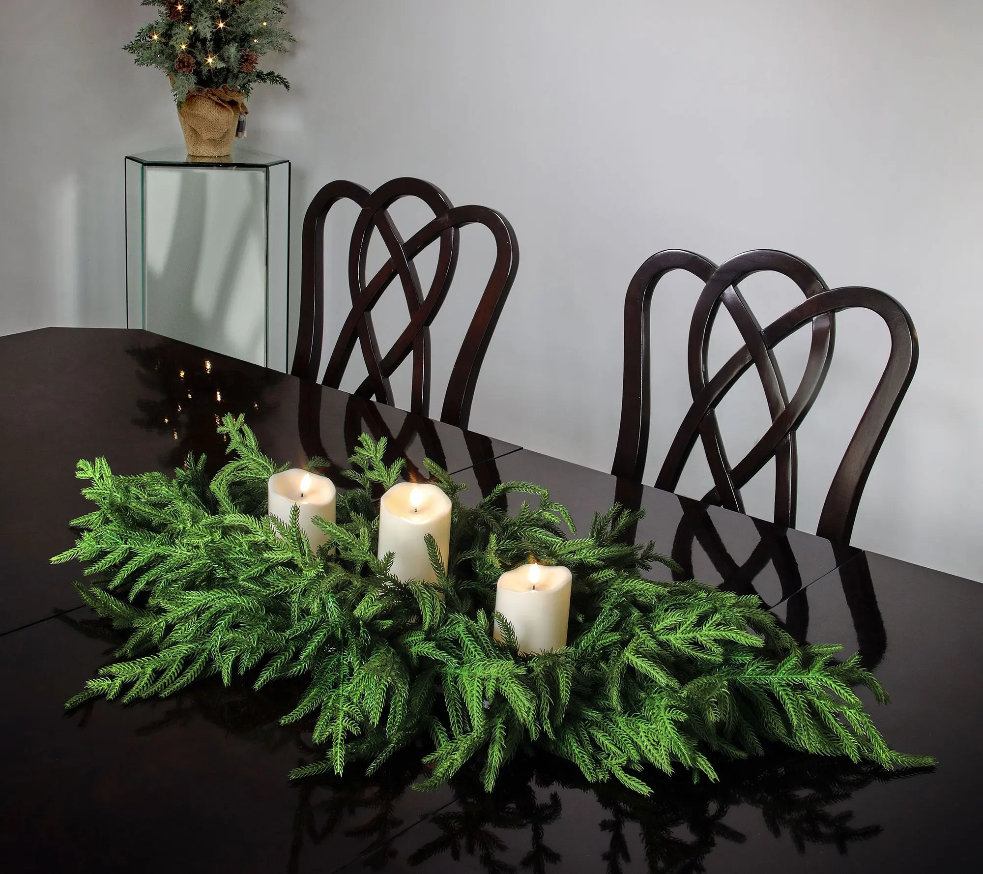 36" Just Cut Norfolk Pine Centerpiece by Valerie
