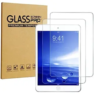 iPad Air/Air 2 / Pro - 2-Pack Clear Tempered Glass Screen Protector - Protects iPad 9.7 Inch / iPad 9.7 2017 with 9H Glass Film Cover
