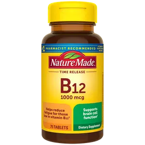 Vitamin B12 Time Release 1000 mcg Tablets