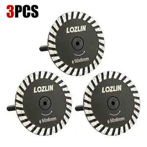 3PCS 2"(50MM) Diamond Cutting/Grinding Blades - Ultra-Sharp Discs for Granite, Concrete, Stone - Engraving & Grinding Tool