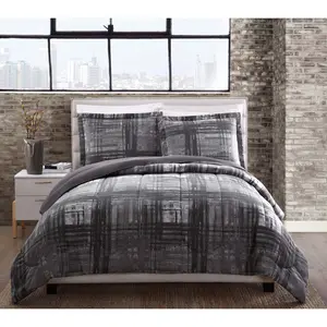 Style 212 Camden Plaid Twin Comforter Set