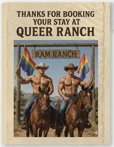 Cowboy Ranch Prank Mail Package Novelty Mailer Joke Gift
