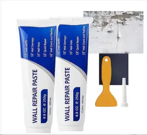 2PCS Drywall Patch Repair Kit 250g Wall Mending Agent Multi-functional Quick-drying Paste Adhesive Heavy Duty Concrete Sealant Waterproof Self-adhesive