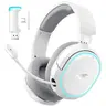 Picun G2 Wireless Gaming Headset for PC PS5 PS4 Mac Switch, 7.1 Surround Sound 100-Hr Playtime 2.4Ghz USB Gaming Headphones, Bluetooth 5.4 & Type-C, ENC Noise Canceling Mic, RGB Light, Ideal for FPS RPG Gamers