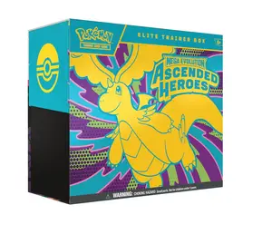 P - POKEMON Mega Evolution ASCENDED HEROES ELITE TRAINER BOX ETB SHIPS SEALED