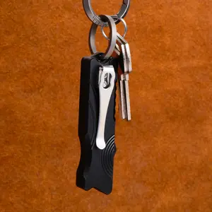 Aluminum Pocket Knife for Outdoor Use, Portable Box Cutter with Replaceable Blades, Essential Tool for Camping and DIY Projects, Versatile Tools, Aluminum Build, Portable Size