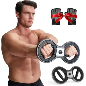 HOTWAVE Rotator burning machine,chest workout Training Explosive Power, Suitable for Boxers and Fitness Enthusiasts,  Chest & Arm Twister Comes ,With Boxing Gloves, Adjustable Resistance