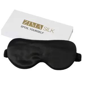 Silk Sleep Mask for Sleeping-22 Momme-Soft and Breathable-Elastic Band-Light Blocking pure silk Eye Mask