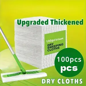 Dry cleaning cloth - Dusting Thickened mop pad, suitable for home and office, convenient cleaning solution, office cleaning supplies | Flat mop pads | Easy-to-clean mop pad, mop pad replacement part