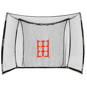 GoSports Baseball & Softball Portable Backstop Practice Net - 10 x 8 ft Hitting & Pitching Net for Backyard