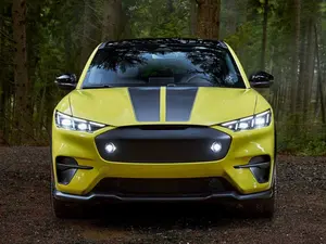 BlingLights LED Halo Grille Fog Lamps Lights for 2024 2025 Ford Mach-E Rally