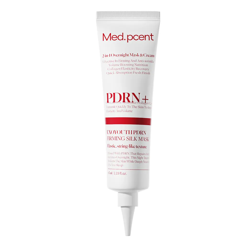 [Daily] Med.pcent PDRN + Exosome Lifting Thread Overnight Mask | Firming & Anti-Aging Treatment for Wrinkles, Elasticity & Skin Repair | Collagen Thread Texture for Overnight Renewal | Korean Skincare | 65ml / 2.19 fl oz