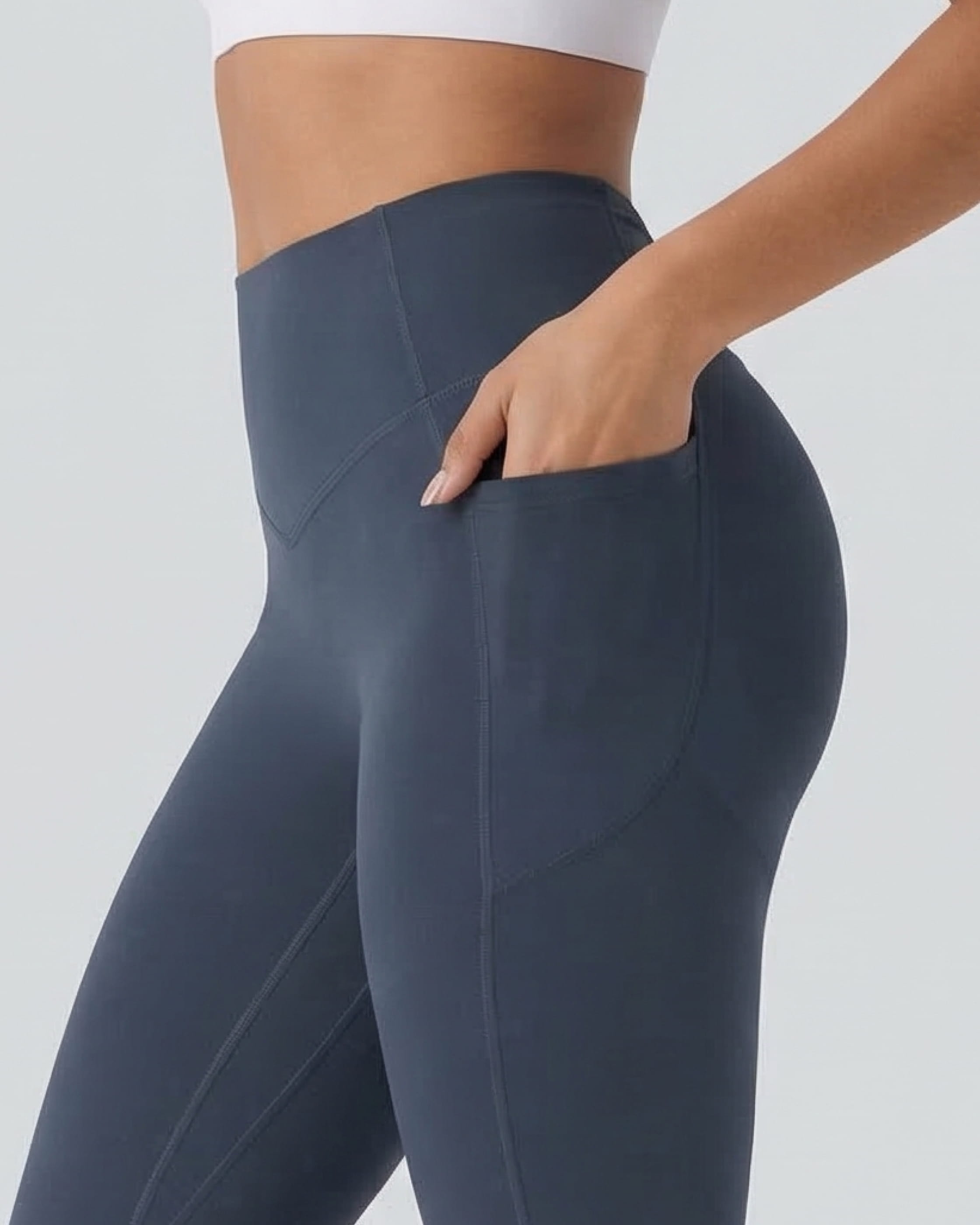 Halara UltraSculpt High Waisted Tummy Control Butt Lifting Ruched Pocket Shaping Yoga Leggings