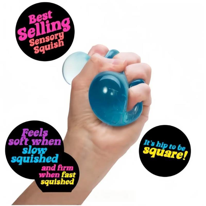 Soft, Squeezable, and Surprisingly Calming. Whether you choose blue, pink, or purple, each Needoh ice cube squishy delivers the same satisfying slow-rise texture that soothes restless hands and busy minds.