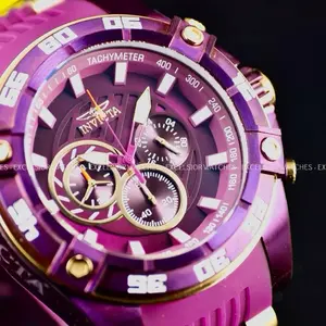 Brand New Invicta Men’s Watch - 100% Original Invicta - Purple Watch for men High Quality
