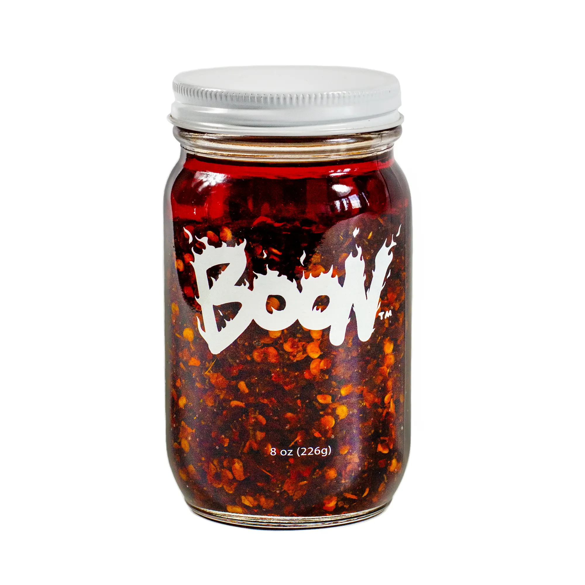 Extra Hot Boon Sauce | A Spicy, Savory and Flavorful Chili Oil in a Glass Bottle