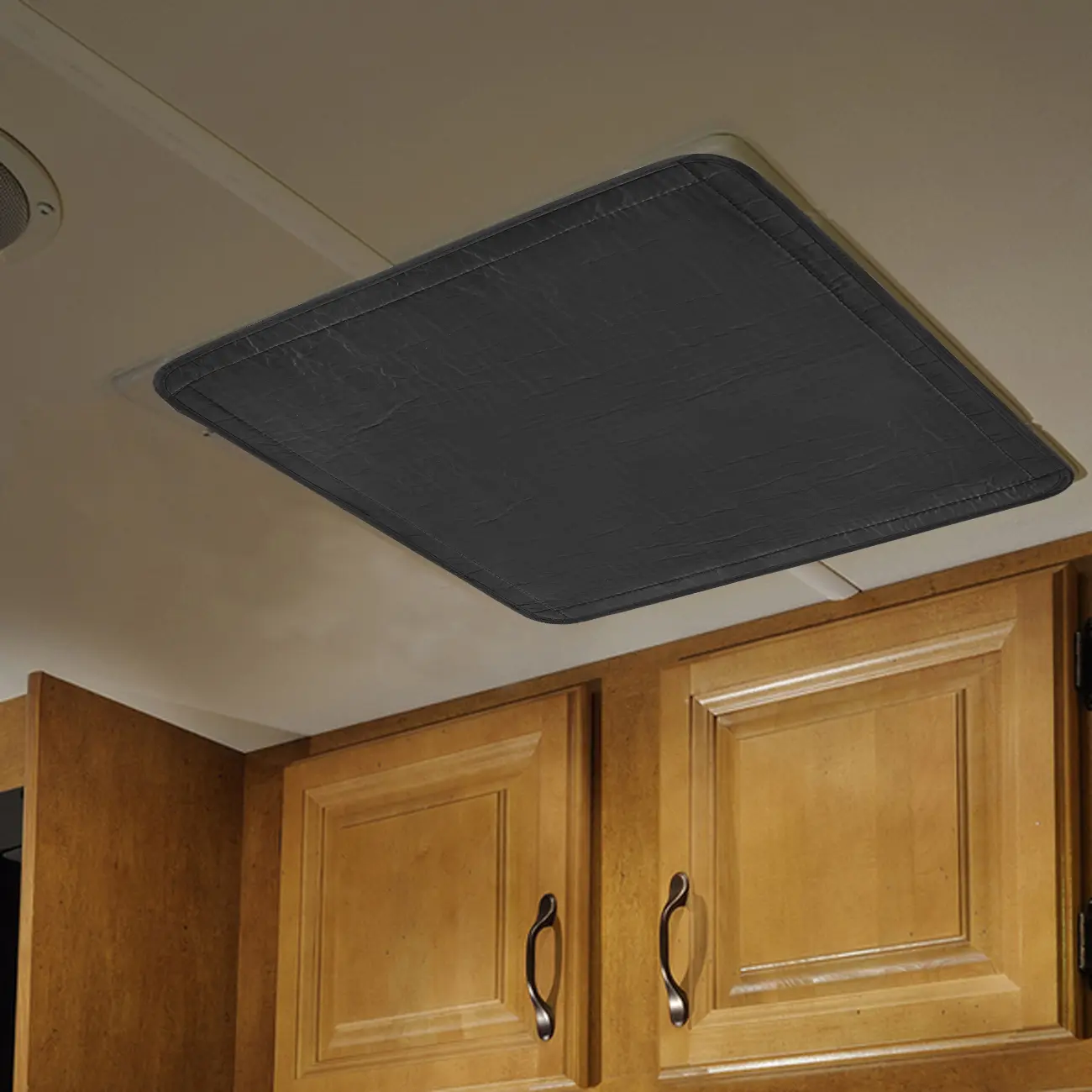 Roof Vent Skylight Insulator Cover, Sun Blackout Fabric for Camper (16 x 16 inch)