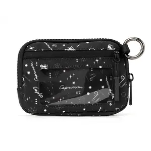 Wristlet Wallet Zodiac Keychain for Women - Scorpio, Sagittarius, Capricorn, Aquarius - RFID Protected