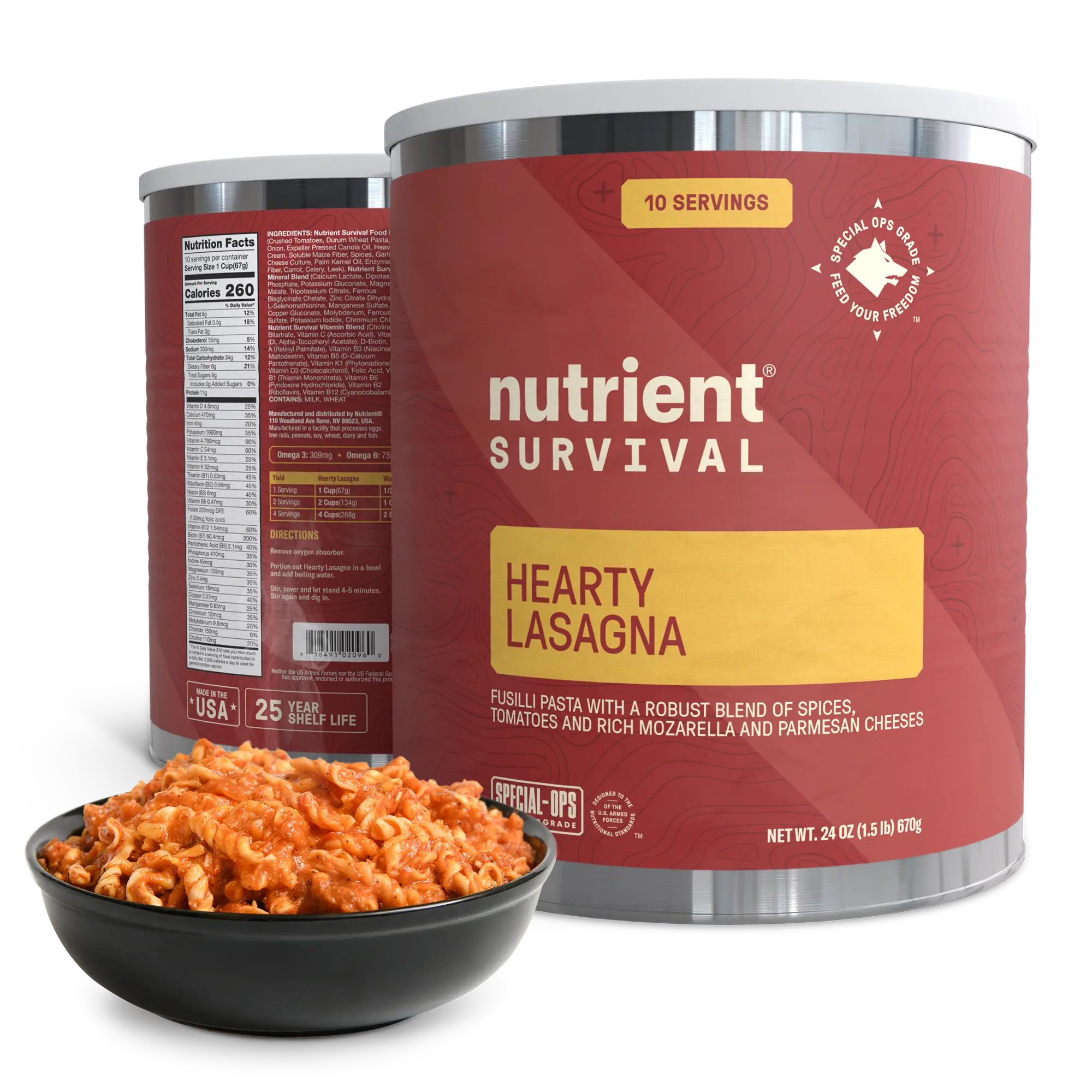Hearty Lasagna #10 Can