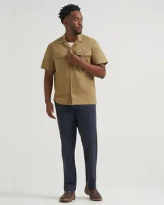 Men's Regular Straight Workwear Pant - Navy