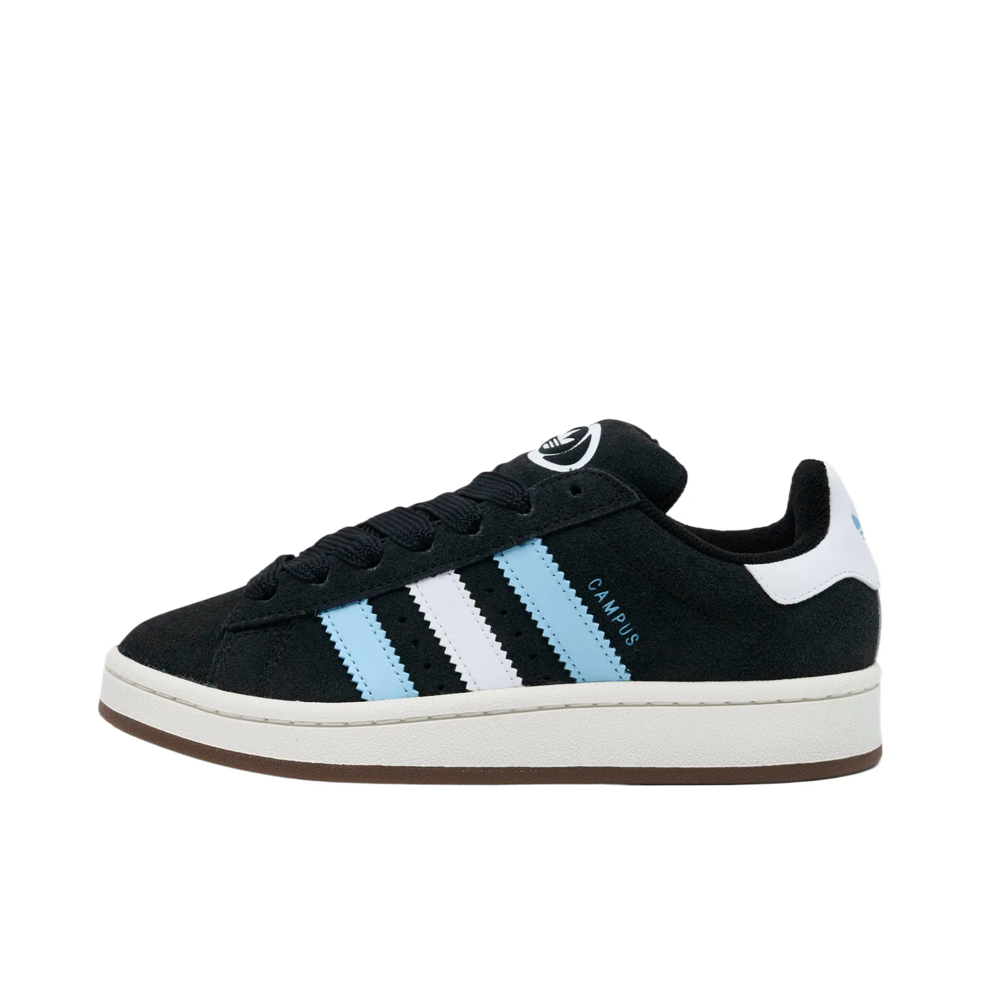 Adidas Originals Campus 00s Black Blue White Youth/Women's Classic Low-Top Sneaker - Stripe Pattern, Round Toe, All-Season Casual Footwear, Comfortable Fit Sports Shoe Trainer, Rubber