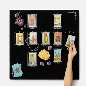 Tarot Divination Table Cloth with Celtic Cross Embroidery