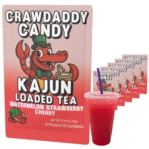 Kajun Loaded Teas Gator Grab 5 packs of your favorite flavors of tea bombs mega teas herbal energy flavor beverages