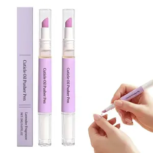 3-in-1 Cuticle Oil Pusher Pen — Cuticle Oil, Ceramic Tip Cuticle Pusher &Nail Repair Tool for Hangnails, Dry Damaged Nails Treatment, Cuticle Care Pen for Soft Healthy Nails, Ideal for Home Manicure Kit & Salon Nail Maintenance