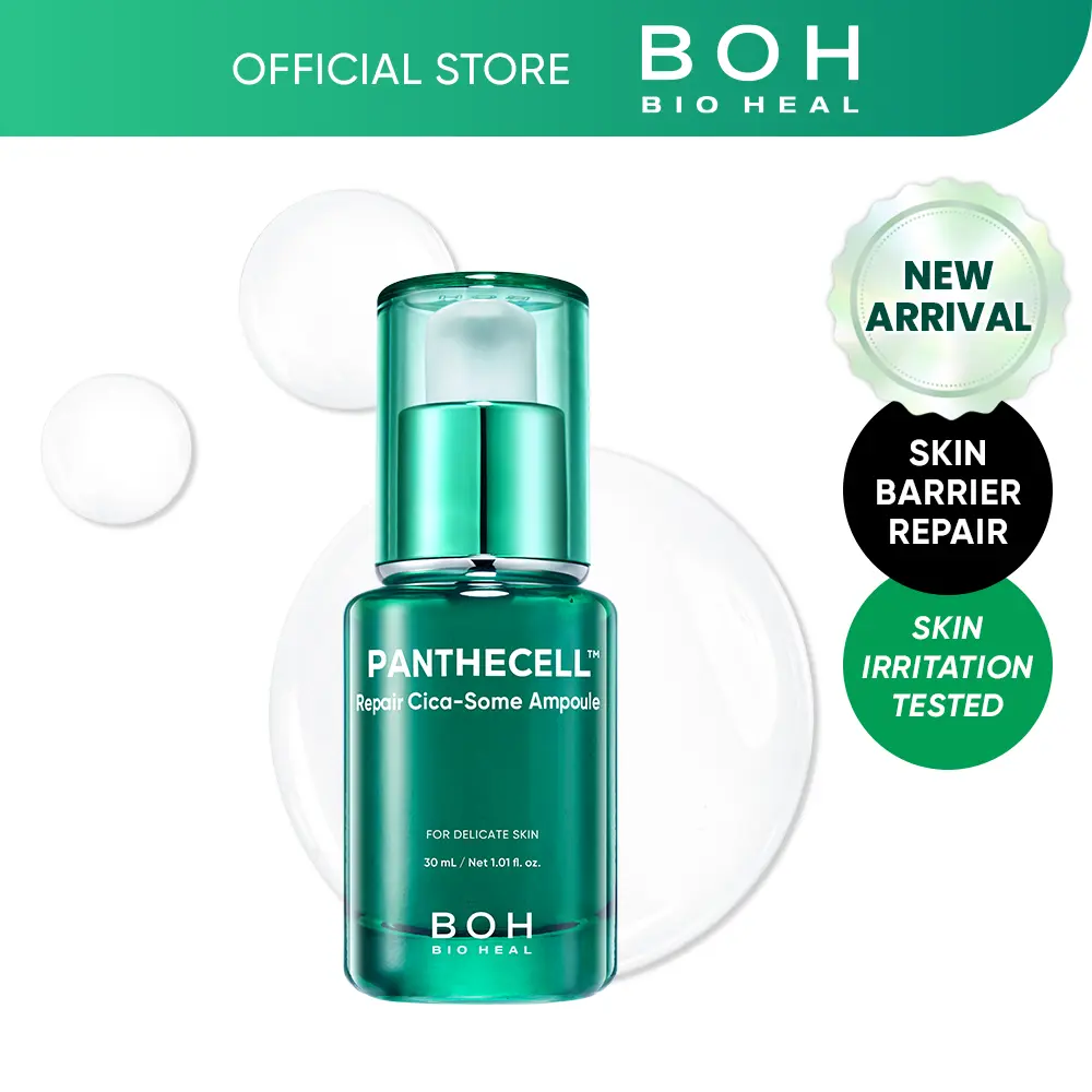 BIOHEAL BOH Panthecell Repair Cica-Some Ampoule 1.01 fl oz | Active Skin Repair Serum with 1 Billion Cica Exosomes for Barrier Recovery & Blemish Care, Skin Thickening Glow for Glass Skin