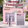 Muse | Kisslily D Curl False Eyelash Clusters - Invisible Lash Line, Long-Lasting, Waterproof, Super Soft, Beginner-Friendly DIY Lash Clusters for Natural Daily Flawless Voluminous Look familyfun