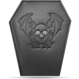 Coffin Wallet - Spooky Gothic Wallet - Slim  Wallet for Women and Men - Witchy Goth accessory