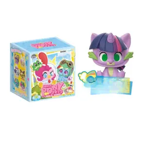 My Little Pony Click Mini Figure Blind Box Series Assembly Hanging Card Pendant Anime Peripheral Desktop Ornament Fun Play Toy Gift for Kids