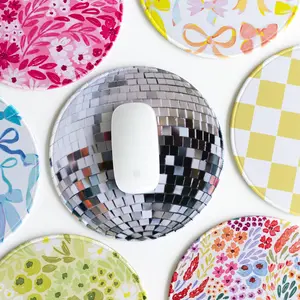 Mouse Pad | Computer Tech Accessory | 8.5" | Non-slip Rubber Backing | Office Supplies