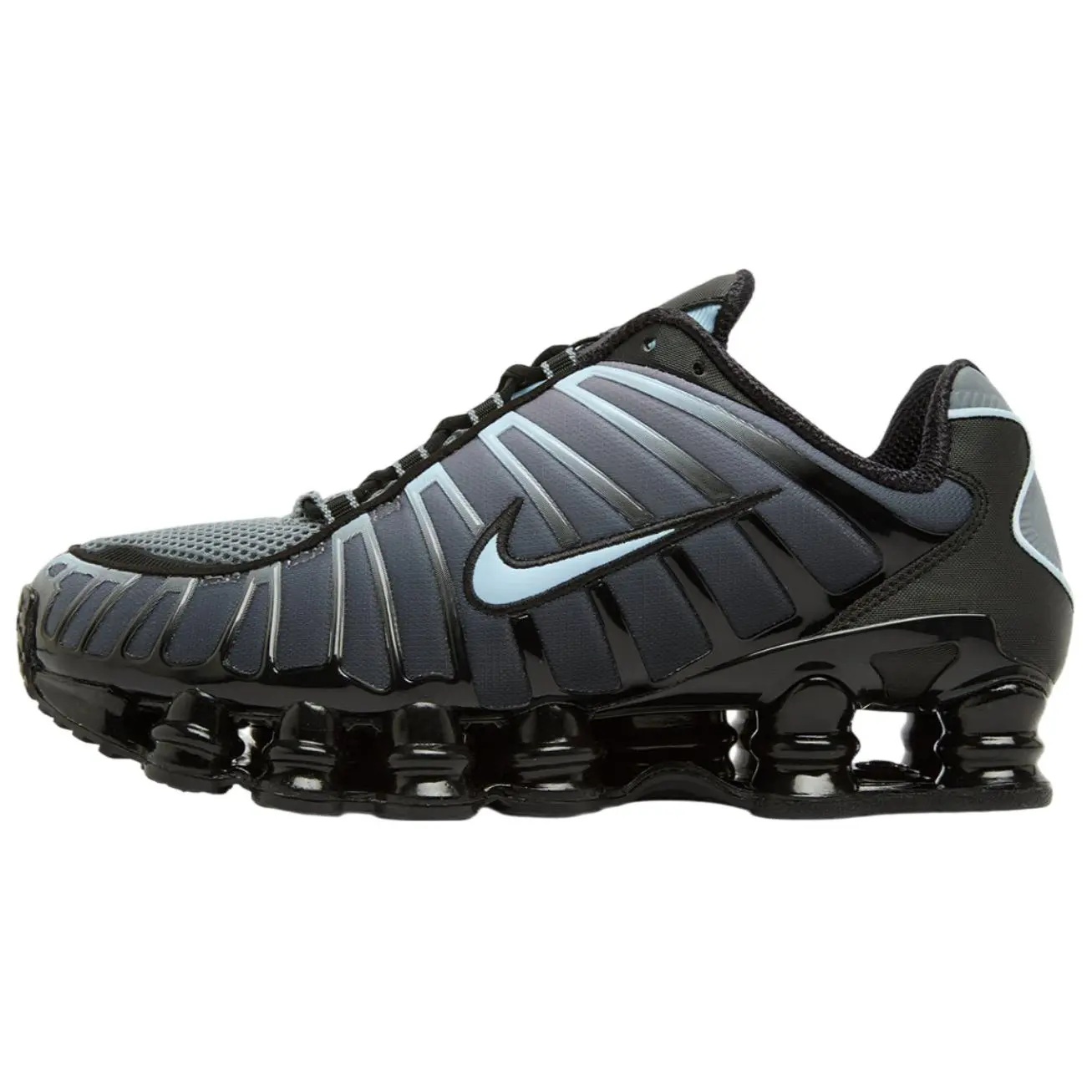Nike Shox TL 'Black Celestine Blue' Athletic Sports Shoe, Men's/Women's Performance Footwear, Stylish Sneaker