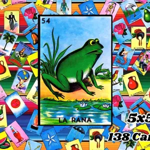 mexican loteria books with your favorite card