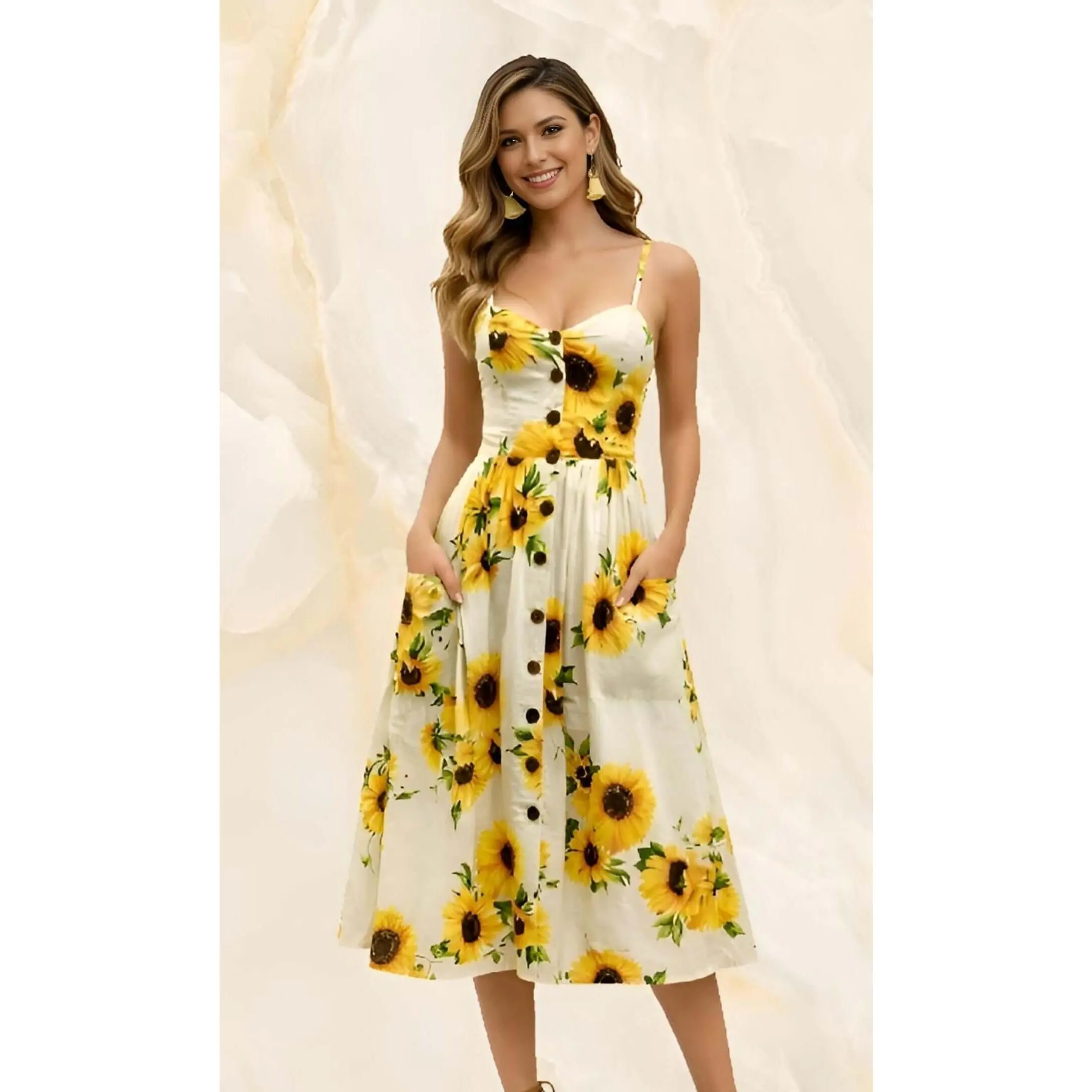 Sunflower Dress | Bright, Floral & Stylish Dresses for Women