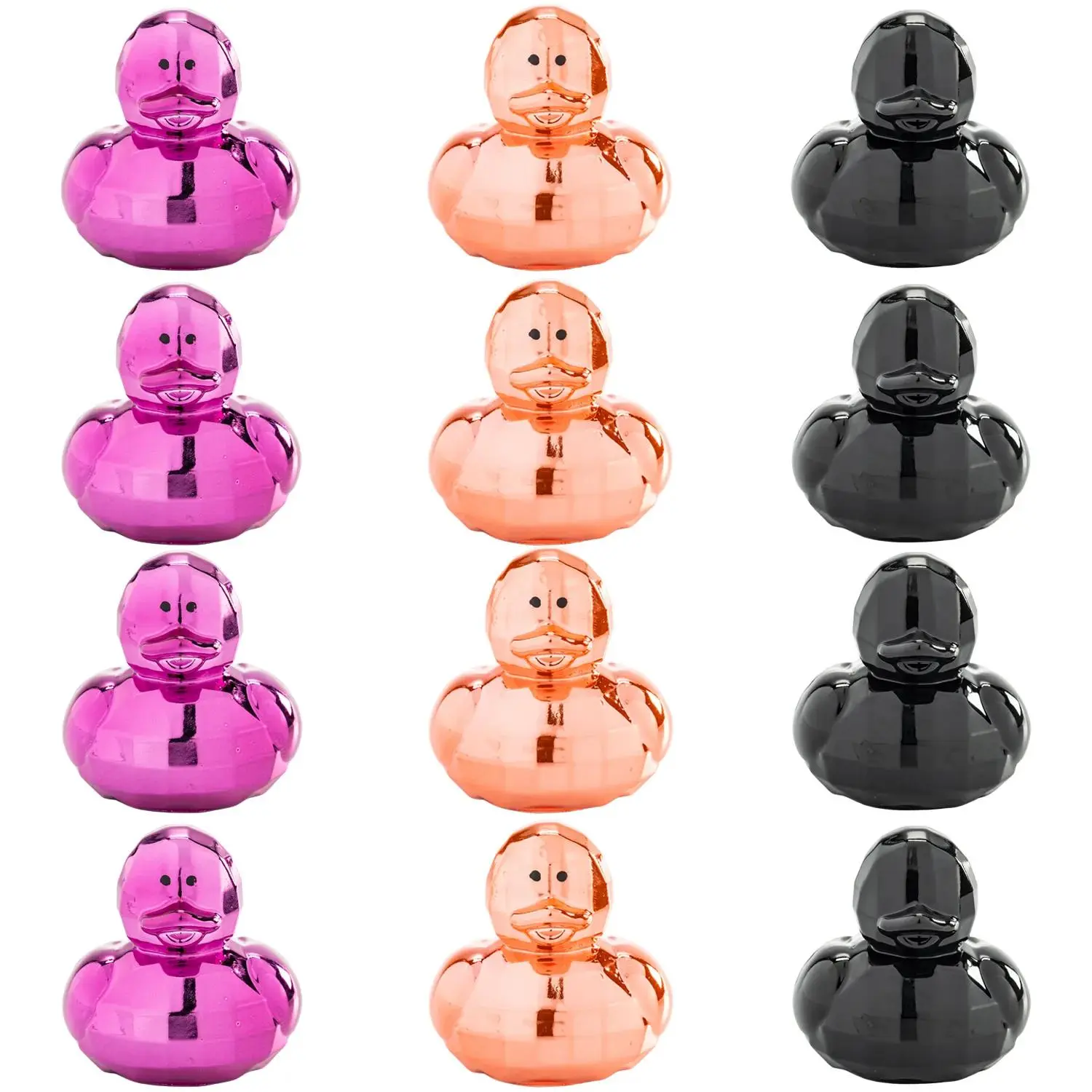 Halloween Spooky Disco Ball Rubber Ducks - 2", 12 Pcs