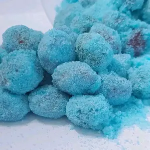 Super Sour Gushers Blue Raspberry, Cherry limeade, watermelon, green apple 8 oz. - Perfect for Snacking Gummy candy poppin