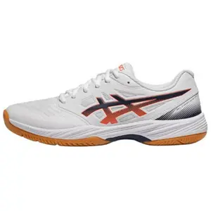 ASICS Gel-Court Hunter 3 Men's Low-Top Badminton Shoes - Comfortable, Durable, Breathable White