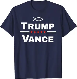 Christian TRUMP VANCE '24 VINTAGE TEE Unisex T-Shirt Hoodie Sweatshirt Tank Top