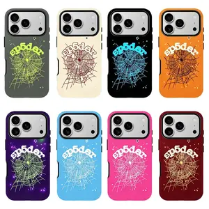 Sp5der 555 Phone Case: A trendy and rugged protective cover that seamlessly blends cutting-edge aesthetics with comprehensive, drop-resistant protection. Compatible with the iPhone