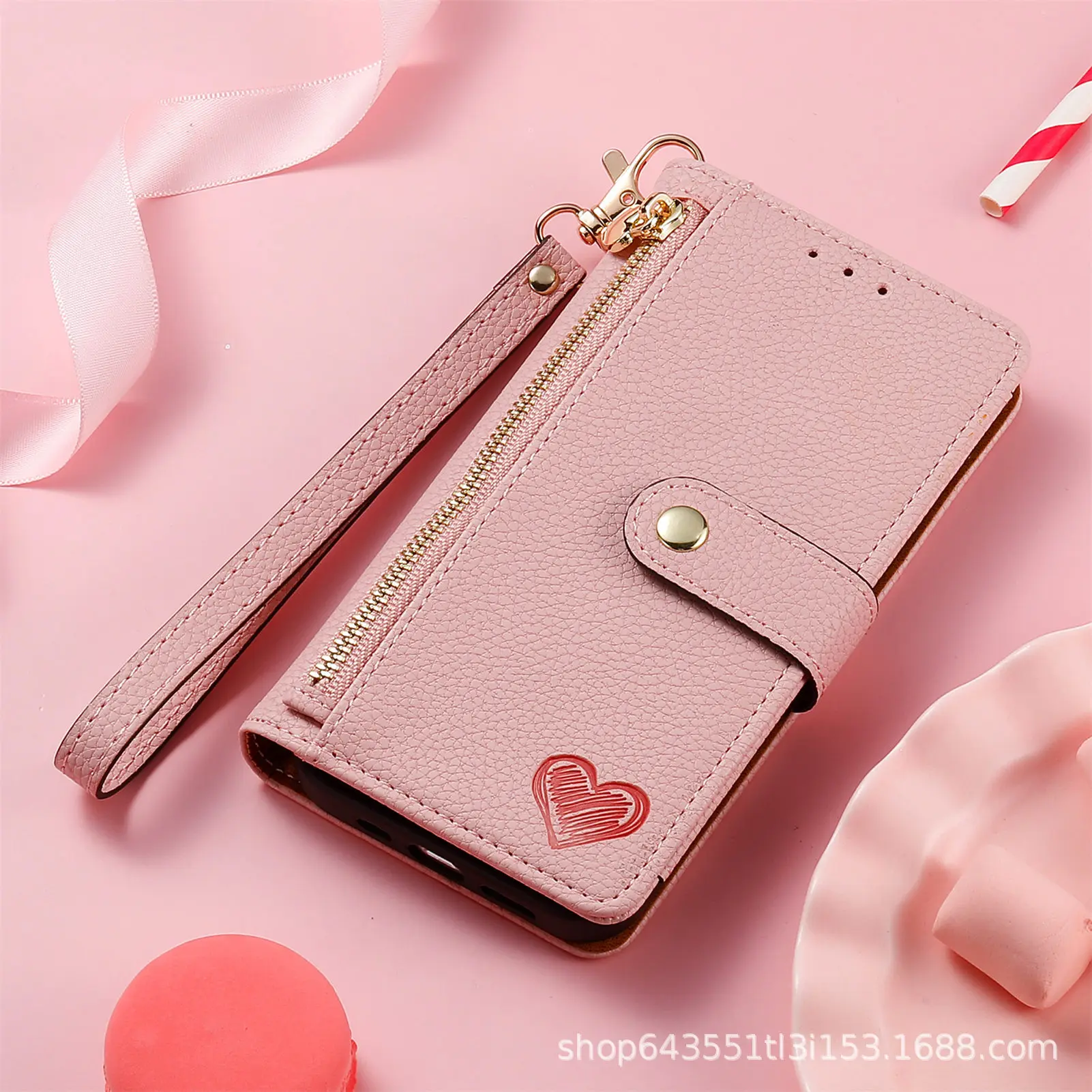 Pink + [wrist strap]