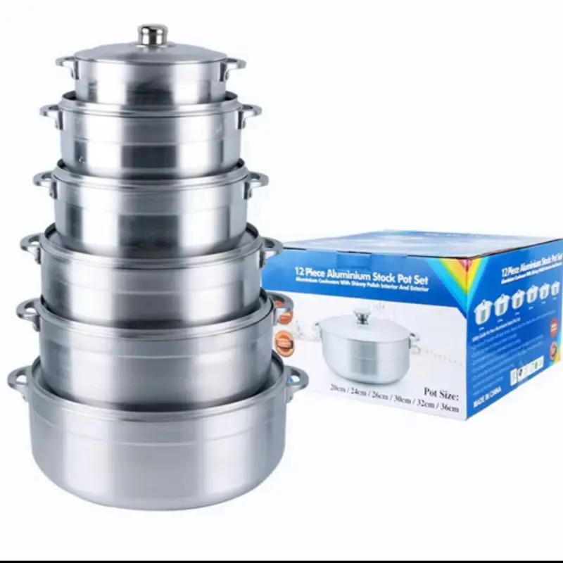 12-Pcs Aluminum Cookware Die Set