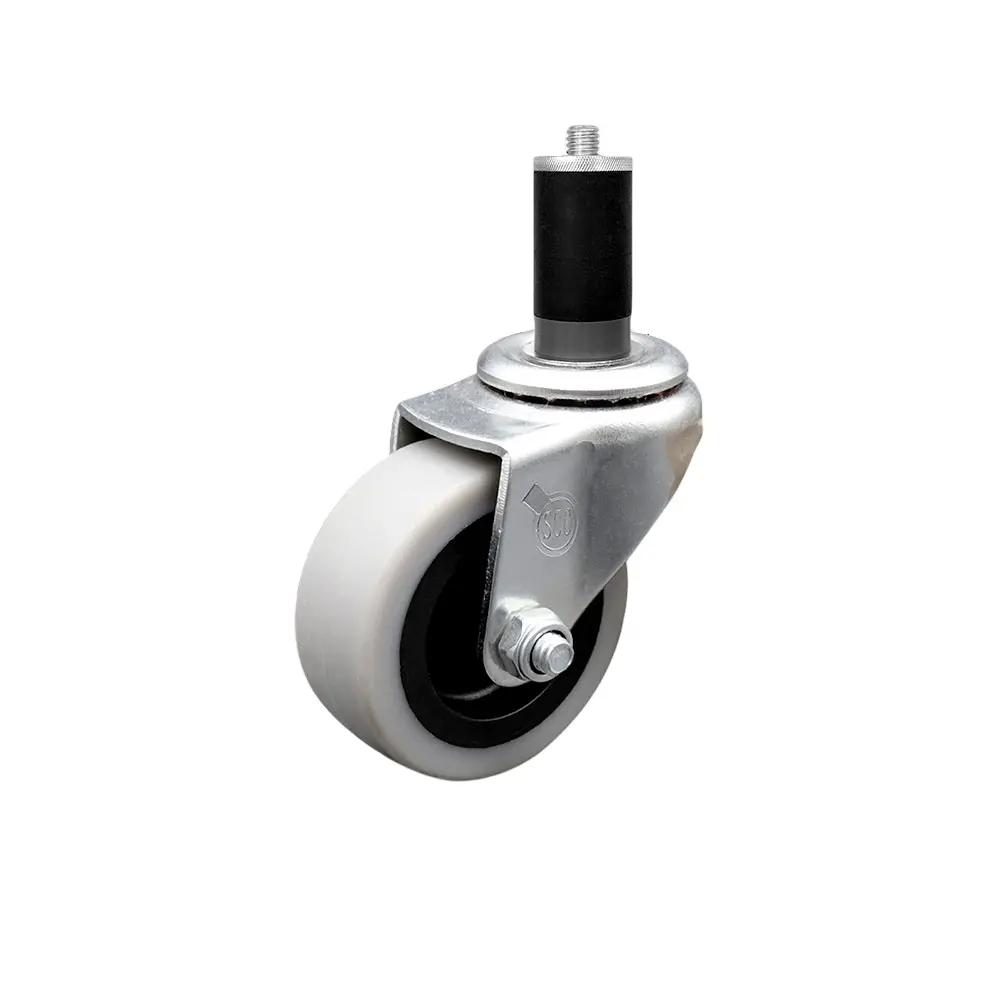 Service Caster SCC-EX05S210-TPRS-138 2 in. Swivel Thermoplastic Rubber Caster Wheel & 1.38 in. Expanding Adapter Stem Caster